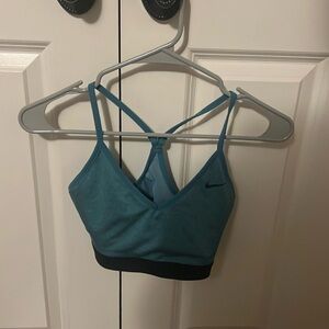 Blue Nike Sports Bra